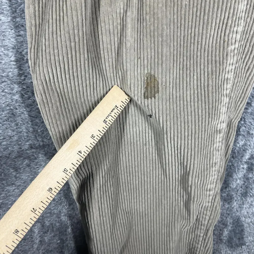 Levis Silvertab Pants Mens 31x34 Beige Corduroy Chino Relaxed Fit 5-Pocket Vinta